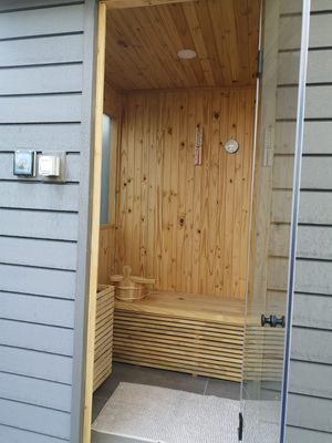 Steam room finished