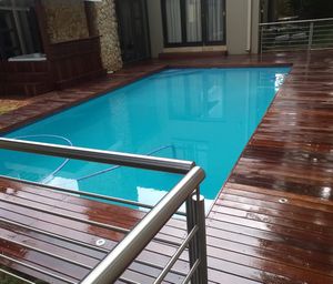 Finished swimming pool