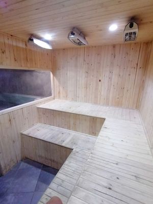 Sauna timber framework